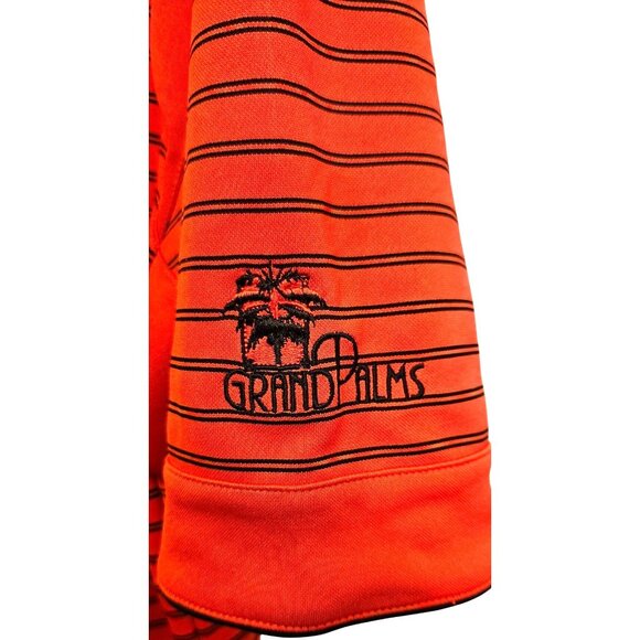 Ping Polo XL Men's Performance Dynamics Striped Red & Black Polyester Golf Wear - Picture 3 of 11